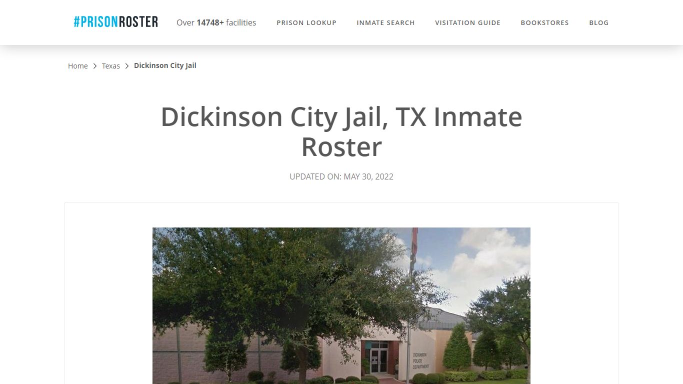 Dickinson City Jail, TX Inmate Roster